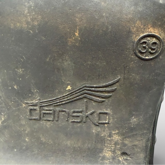 Dansko Black Women's Chelsea Style Ankle Rain Boots - Size 39/ US 8.5-9 - Picture 11 of 12